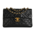 CC Single Flap, £3,100, Handbags, Black, Leather, Front view